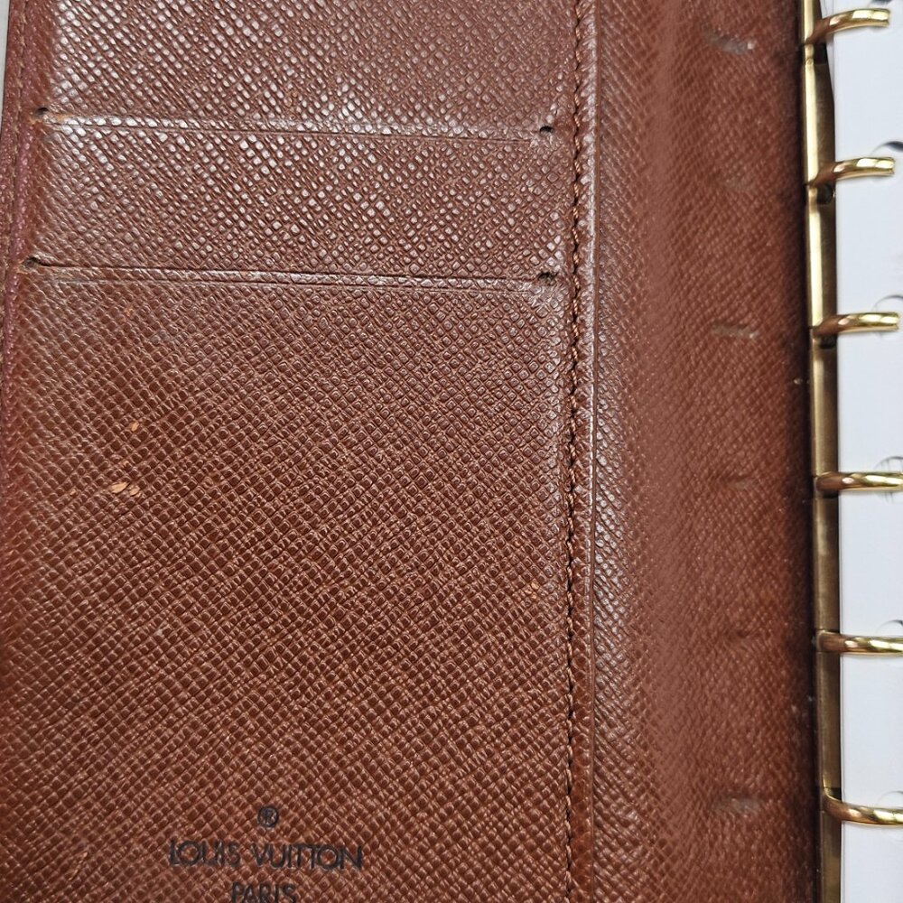 Authentic Louis Vuitton Monogram Canvas Agenda PM (Small Ring Planner) - Picture 6 of 11